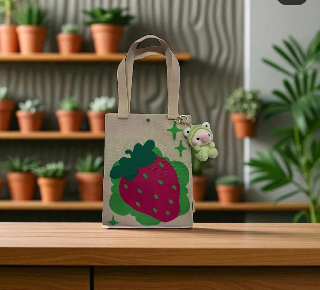 sac à trimballer "Framboise Gourmande"